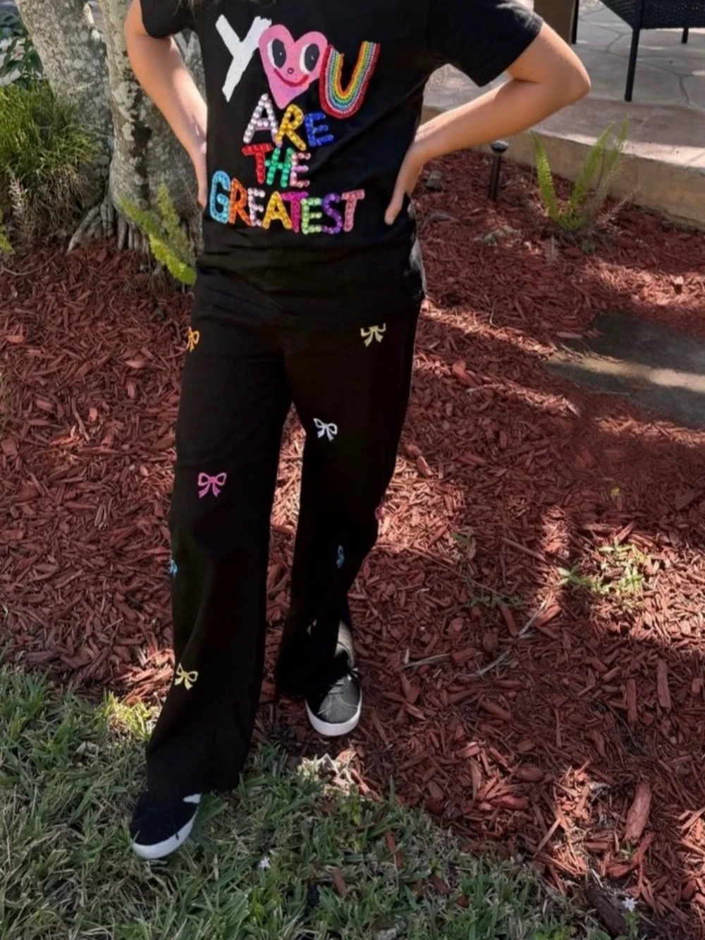 SHEIN black jeans